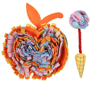 KEBIDU Pet Dog Snuffle Mat Nose Smell Training Sniffing Pad Slow Feeding Bowl Food Dispenser Relieve Stress