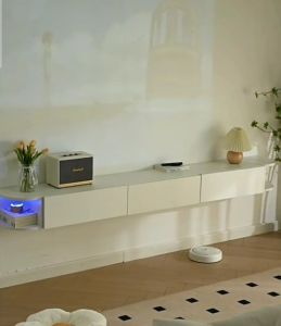 ชั้นวางทีวี ชั้นวางทีวีติดผนัง ขนาด 140cm ชั้นลอย ชั้นวางของ ชั้นใต้ทีวี ตู้วางทีวี เฟอร์นิเจอร์ชั้นติดผนัง