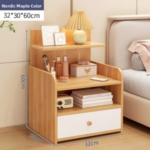ZHENXUANGE | Lockable Minimalist Bedside Table