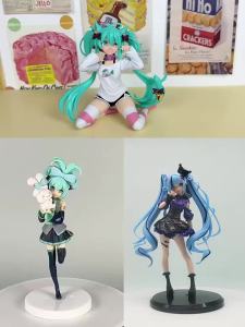 Bandai | New MIKU&TETO Multiple Models Furyu Hatsune Miku Anime MikuTry-iT Figure Action Figurine Model Figuarts Collector Toys Deco