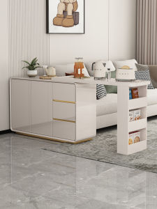 Modern Minimalist Bar Counter Cabinet For Home Retractable Living Room Sideboard Cabinet Partition Integrated Wall Small Apartment Locker