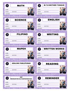 (WRITABLE) notebook sticker label glossy matibaymadikit high quality print