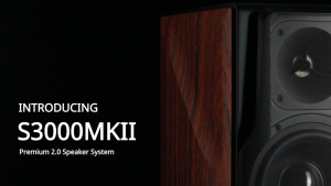 Edifier S3000 MKII Balanced XLR Bookshelf Speakers - Bluetooth V5.0 | Edifier ConneX App | Multiple Input | 256W RMS