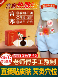 Heat Therapy Moxa Herb Warm Uterus Patch Menstrual Pain Relief Fertility Preparation Cold Uterus Adjustment Female Health