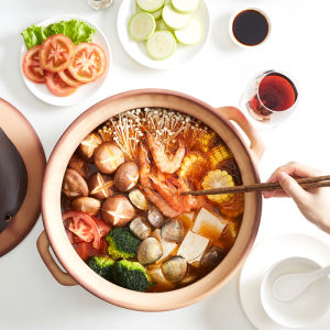 ZEROKY CLAN | Large Clay Pot for Stewing and Hotpot Electric Stove Suitable