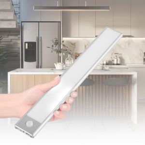 Kitchen LED Lamp Motion Sensor Cabinet Light 20CM/30CM/40CM/60CM USB Rechargeable LED lamp Tube Light Dimmer Human body sensing