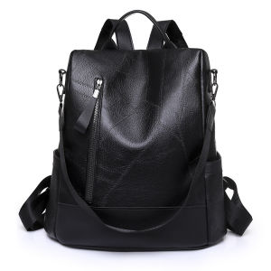 2024 New Hot Women’s Backpack Designer High Quality Soft Leather Simple Fashion Backpack Large Capacity Antitheft Shoulder Bags