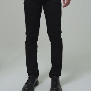 Lee Cooper Slim Fit Jeans Norris Raw Black Deep Ocean