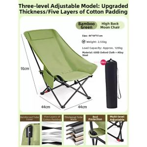 Elevated Adjustable Portable Camping Chair