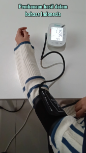 iTrust FC-BP101 Alat Cek Tensi Darah Tensimeter Digital - 3 Indikator Warna Suara & Bahasa Indonesia