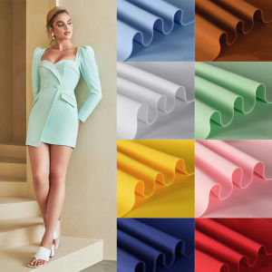 50x160cm Thick Scuba Fabric Polyester Skin-Friendly Knitted Cloth for DIY Clothing Design Corsets Bags Photo Background Supplies