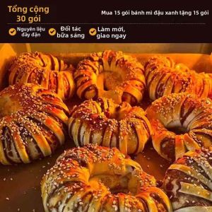 Bánh Bông Lan Đậu Đỏ Dinh Dưỡng Cho Bữa Sáng Hộp Toàn Bộ
