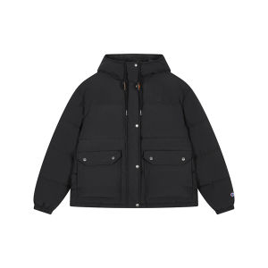 Champion | Windproof Water-resistant American Style Workwear Solid Color Warm Short Jacket