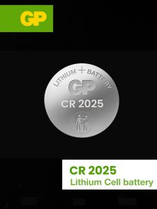 GP Lithium Coin Cells Battery CR2025 [ Card of 5s x20 ] (BR2025 DL2025 ECR2025 SB-T14 AWI L12 LM 2025 LiR2025 KCR2025)