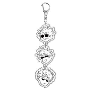 Bandai | Jujutsu Kaisen Yuji Itadori Acrylic Keychain Anime Merch In Stock Layer Three Piece Set