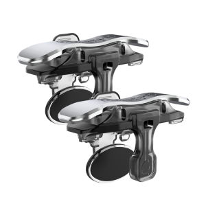 1 Pair X8 Mobile Game Trigger For PUBG Phone Gaming 6 Finger Trigger for 4-13mm Thickness Sensitive Shoot Phone Game Trigger L1