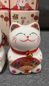 【现货】陶瓷招财猫4件套 READY STOCK 4 In1 Ceramics Fortune Cats Lucky Cat 4 Dalam 1 Seramik Kucing Lucky