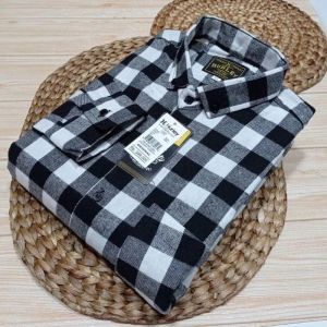 kemeja Flanel Pria Lengan Panjang Hem Flanel Baju Flanel Kotak Kotak Kain Wol Kualitas Premium termurah