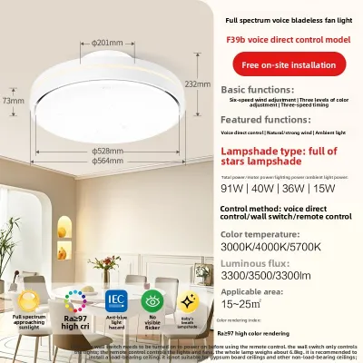 Bull | Smart Voice-Controlled Ceiling Fan Light