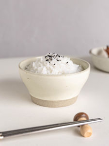 Retro Handmade Rice Bowl Homestay Coarse Ceramics Fishermans Hat Porridge Bowl Fruit Tea Snack Bowl Sugar Water Bowl