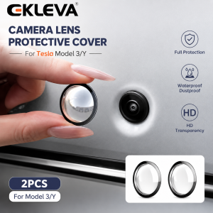 EKLEVA 2PCS Car Camera Lens Protector Advanced Scratch Car Camera Lens Guards Waterproof And Dustproof Protection Accessories