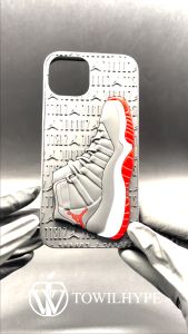 Softcase iPhone Bred Red Hype 3D: Pilihan Terbaik untuk iPhone 8 Plus Mini hingga 14