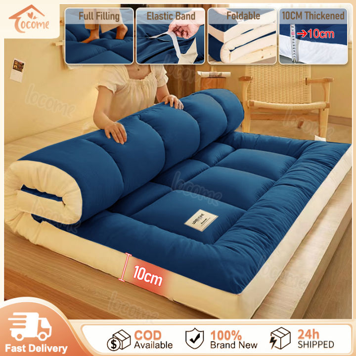 Bestseller Foldable Mattress Foam Size Single Double Queen King Full Filling 10cm Thickness Crawling Mat Home/Dormitory/Student Mattress Tatami
