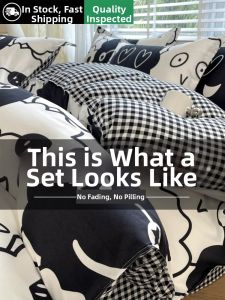KAMONI | Non-cotton Dorm Single Bed Four-Piece Set