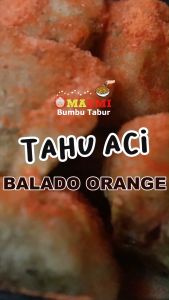Bumbu Tabur Rasa Balado Orange Untuk Tabur Snack/Keripik/Camilan kemasan 250 gr Halal Food Grade