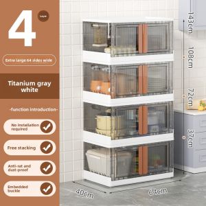 MONLEYTA | Large Capacity Foldable Plastic Storage Box