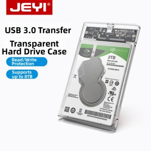JEYI | Write-Protected 2.5 inch SATA to USB External Hard Drive Enclosure