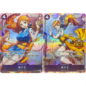 Bandai | DIY ONE PIECE Collection Cards ST18-002 Nami High Quality Self Made Game Anime Cards Gift Toy