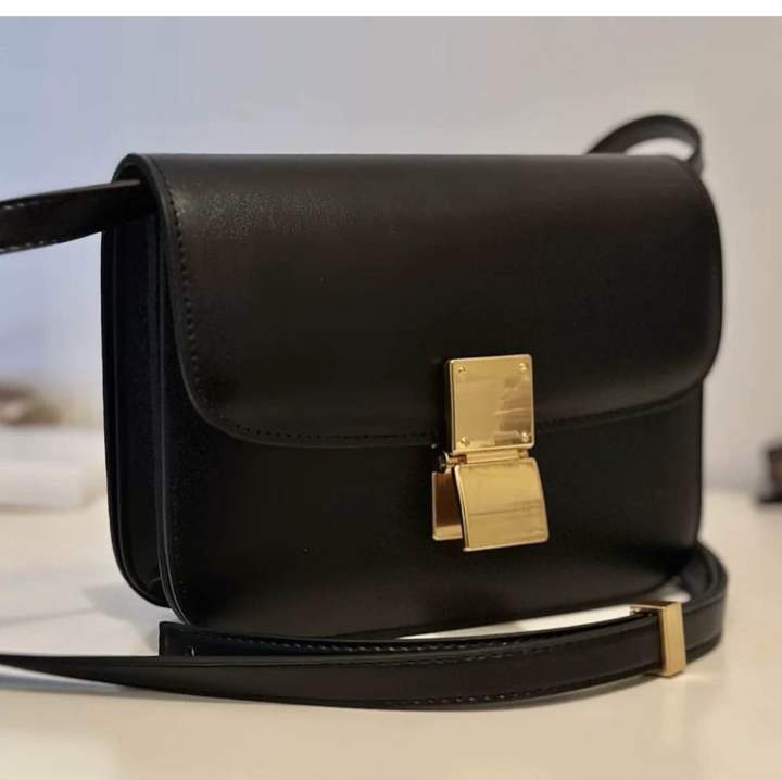 Celine Bags Lazada Leather Bags Triomphe Leather Crossbody Bag