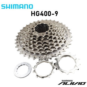 SHIMANO | Shimano Alivio M4000 HG400 9 Speed Bike Cassette MTB Mountain Bicycle Freewheel HG400 9S 11-25T 11-28T 11-32T 11-34T 11-36T