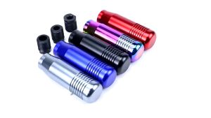 Universal Manual Gear Shifter 8.5cm/3.34in Auto Shift Knob Fit Shifter Handle Knob Aluminum