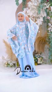 Mukena Anak Umur 1-12 Tahun Rayon Motif Unicorn Tas Slempang DARIE.MBU