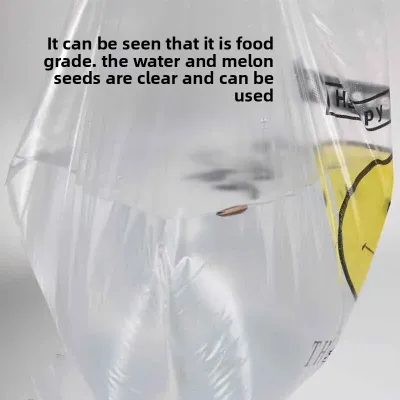 Transparent Smiling Face Plastic Bag Shopping Bag Handheld Vest Bag for Fruit Stall Takeaway Packaging Chinese Manufacturer