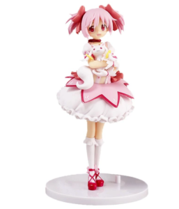 Bandai | 18cm Action Figure Puella Magi Madoka Magica Anime Figure Kaname Madoka Magic Girl Model Decor Statue Dolls Toys Christmas Gift