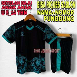 COD BAJU BOLA FUTSALL JERSEY ANAK 5-14 THN TERMURAH BERKUALITAS BISA REQUES SABLON NAMA NOMOR PUNGGUNG