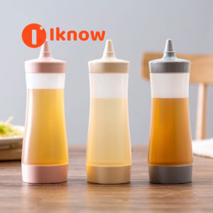 I know Thickened PlasticSqueeze Sauce BottleKitchen Salad Squeeze BottleSharp Spout Salad Dressing Bottle