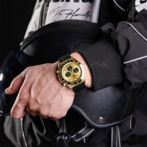 Naviforce | NAVIFORCE 2026 New Luxury Fashion Men‘s Business Casual Wrist Watch Waterproof Chronograph Silicone Strap Wristwatch Gifts Clock