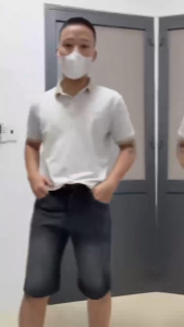 quần ngắn jean nam nữ from trên gối 2 màu basic