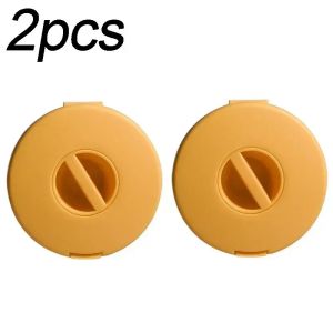 2PC Rotatable Round Earphone Winder with Mobile Phone Data Cable Charger Wire Storage Box Automatic USB Cord Organizer Adjustabl