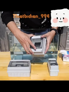 HT-12WAY vỏ hộp lắp CB tép 1P/2P/3P/4P chống nươc ngoài trời IP65 ̣