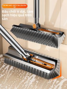 HIHUCUN | Bathroom Floor Cleaning Brush Long Handle