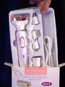 Wnlshopping 4 IN 1 Mult Epilator Portable Hair Removal Eyebrow Trimmer Electric Shaver Rechargeable