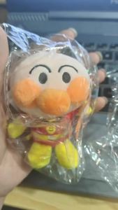 Bandai | Kawaii Anpanman Baikinman Anime Sang Trọng Móc Khóa Nhật Bản Búp Bê Nhồi Bông Túi Mềm Charm Ba Lô Mặt Dây Chuyền Trang Trí Xe Ô Tô Quà Tặng 12CM
