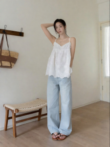 VNOOK | Quần Jeans Drape Cotton Giảm Cân Cho Nữ