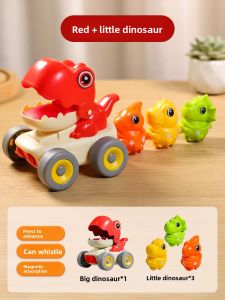 LALAPLAY | Inertial Walking Magnetic Dinosaur Toy for 1-4 Year Olds
