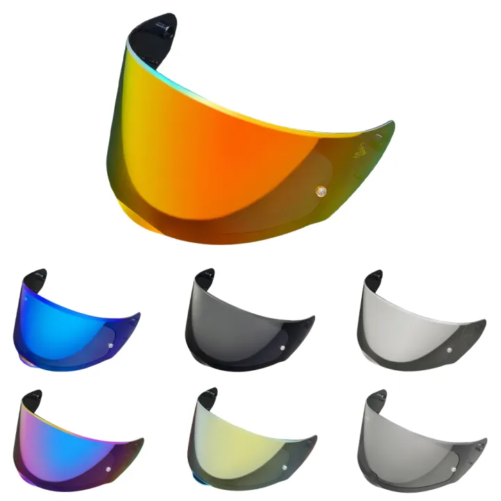 PSLER Visiera per Casco per LS2 Outer FF320 Rapid FF353 Assault FF328 Stream FF800,Visiera Colorata Accessori per Casco da Moto Ricambio(Blu Intenso